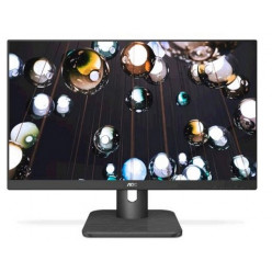 23.8- AOC IPS LED 24E1Q Borderless Matte Black (5ms, 50M:1, 250cd, 1920x1080, 178°/178°, VGA, HDMI, DisplayPort, Speakers 2 x 2W, Audio Line-out, VESA)